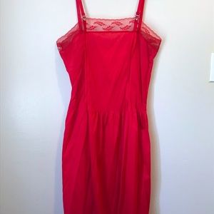 Vintage Red Hanna Slip Dress